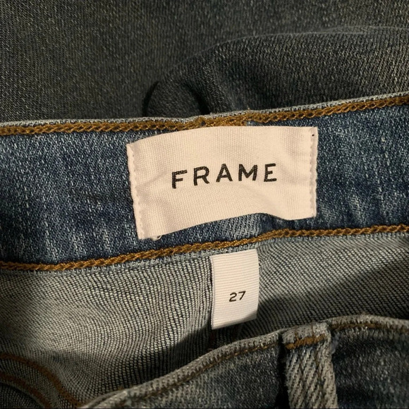 FRAME WOMEN’S LE HIGH SKINNY RAW EDGE JEAN SIZE 27 - Picture 8 of 14
